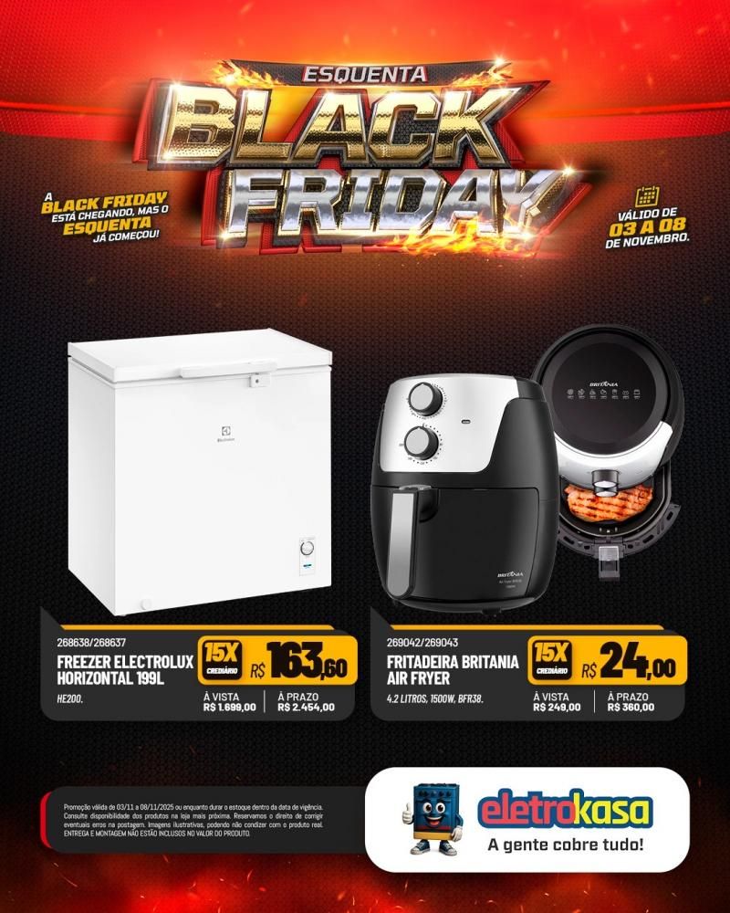 Super ofertas no esquenta Black Friday nas lojas eletroKasa, em Rolim de Moura Super ofertas no esquenta Black Friday nas lojas eletroKasa, em Rolim de Moura