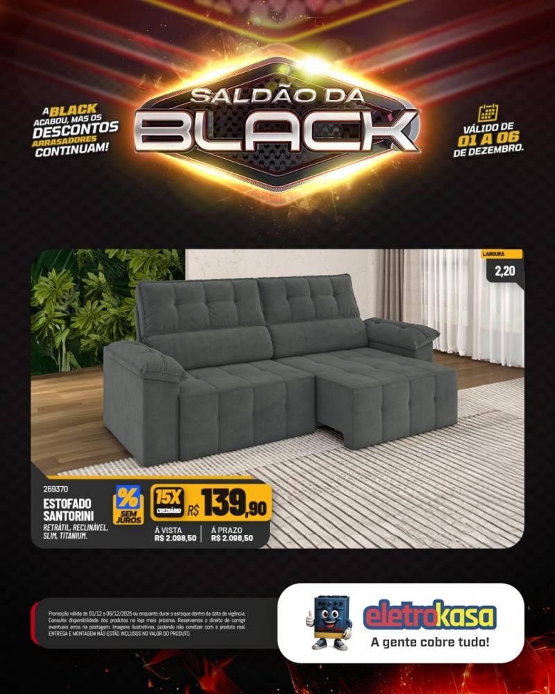 A Black acabou, mas o saldão continua com descontos arrasadores nas lojas eletroKasa, em Rolim de Moura A Black acabou, mas o saldão continua com descontos arrasadores nas lojas eletroKasa, em Rolim de Moura