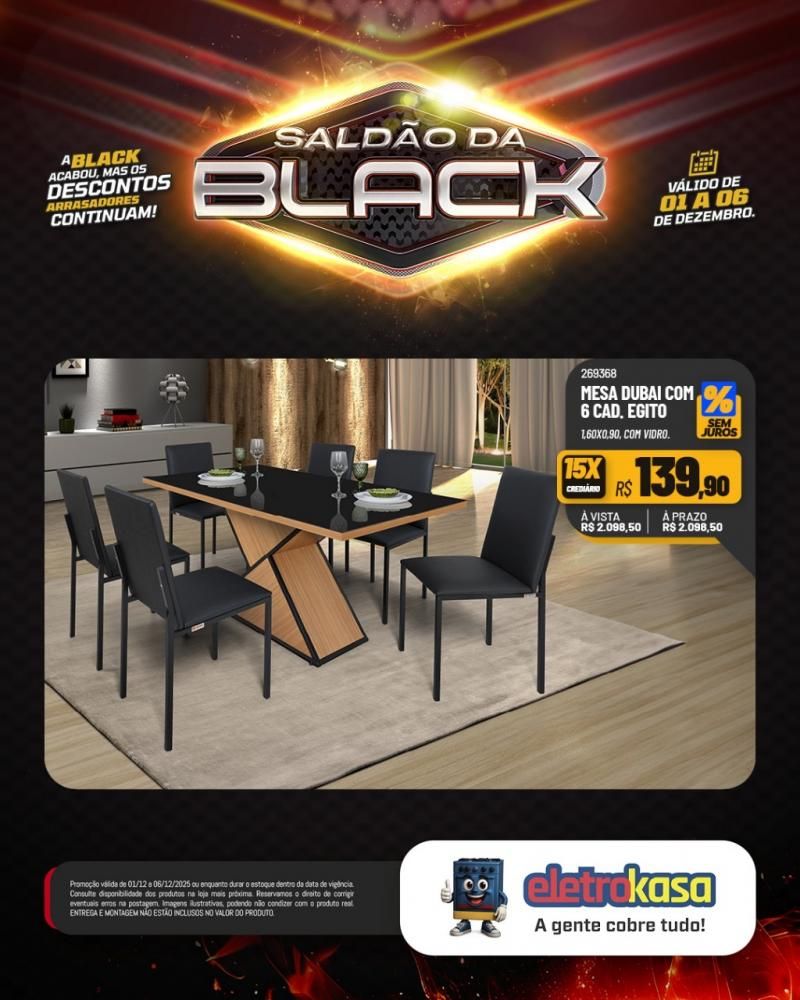 A Black acabou, mas o saldão continua com descontos arrasadores nas lojas eletroKasa, em Rolim de Moura A Black acabou, mas o saldão continua com descontos arrasadores nas lojas eletroKasa, em Rolim de Moura