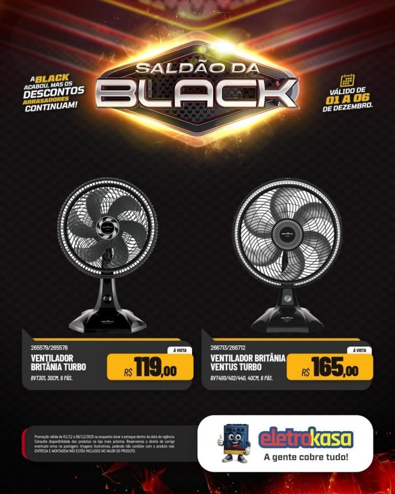 A Black acabou, mas o saldão continua com descontos arrasadores nas lojas eletroKasa, em Rolim de Moura A Black acabou, mas o saldão continua com descontos arrasadores nas lojas eletroKasa, em Rolim de Moura