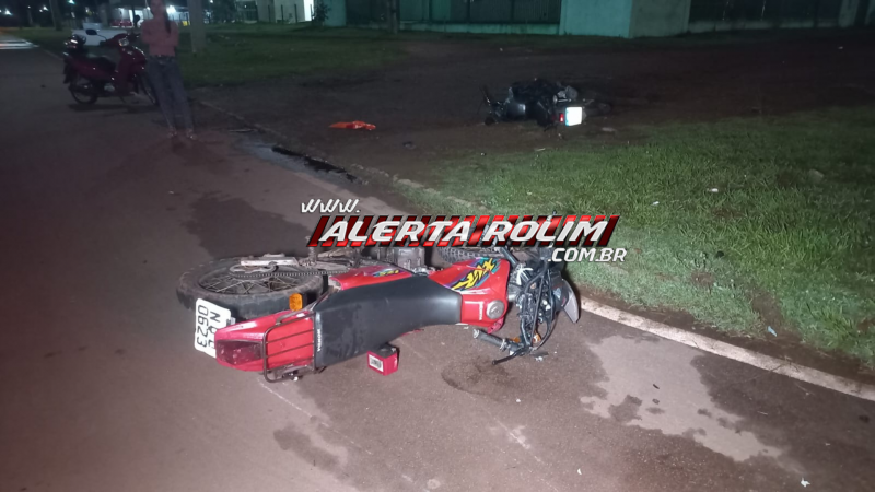 Acidente entre motos é registrado na noite de domingo em Rolim de Moura Acidente entre motos é registrado na noite de domingo em Rolim de Moura