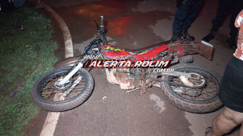 Acidente entre motos é registrado na noite de domingo em Rolim de Moura Acidente entre motos é registrado na noite de domingo em Rolim de Moura