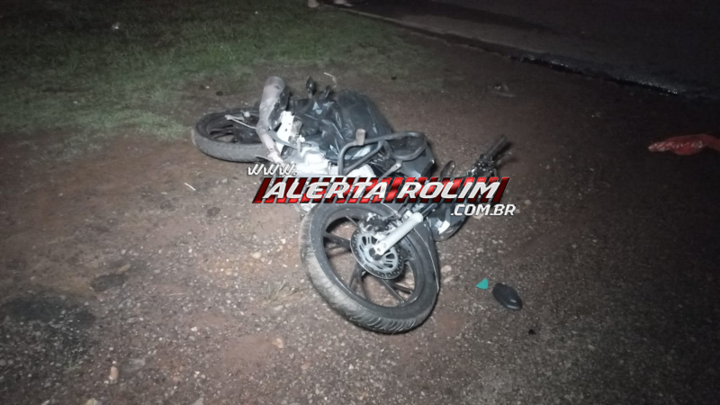 Acidente entre motos é registrado na noite de domingo em Rolim de Moura Acidente entre motos é registrado na noite de domingo em Rolim de Moura