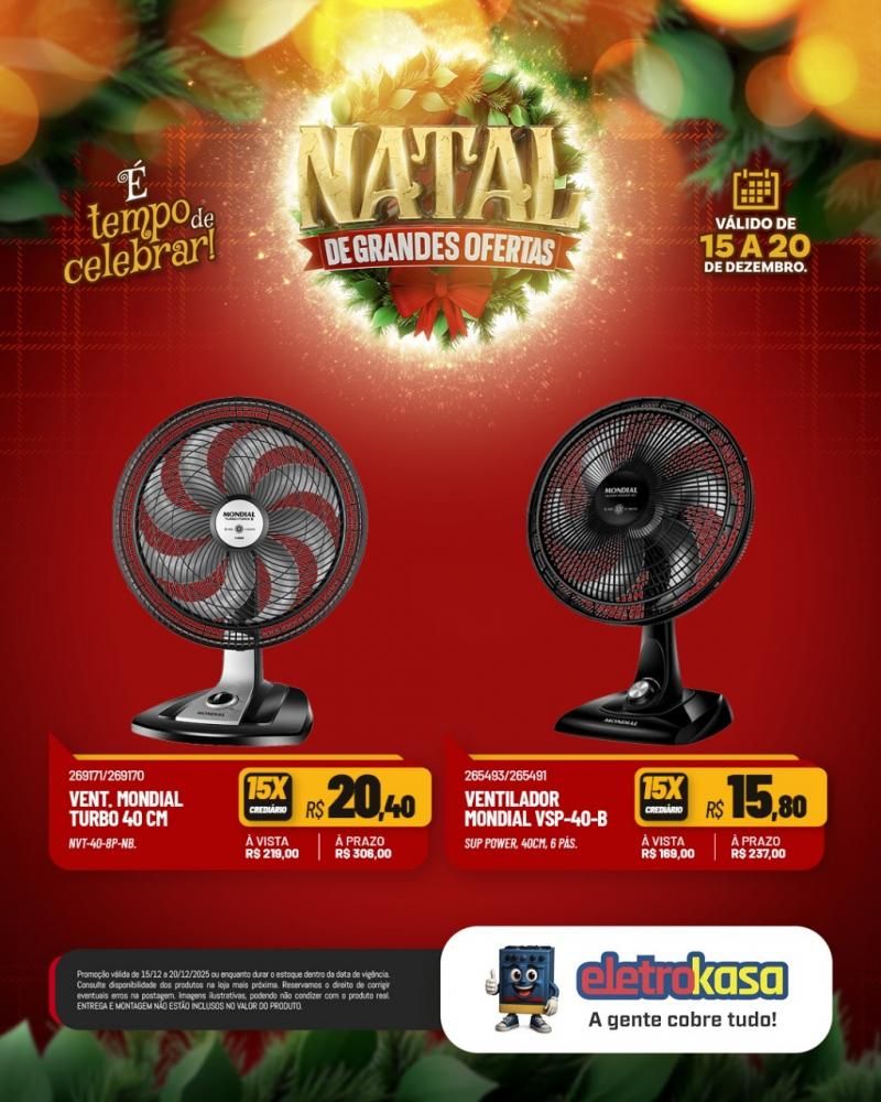 Aproveite as ofertas de Natal para mobiliar ou renovar sua casa com as lojas eletroKasa, em Rolim de Moura Aproveite as ofertas de Natal para mobiliar ou renovar sua casa com as lojas eletroKasa, em Rolim de Moura