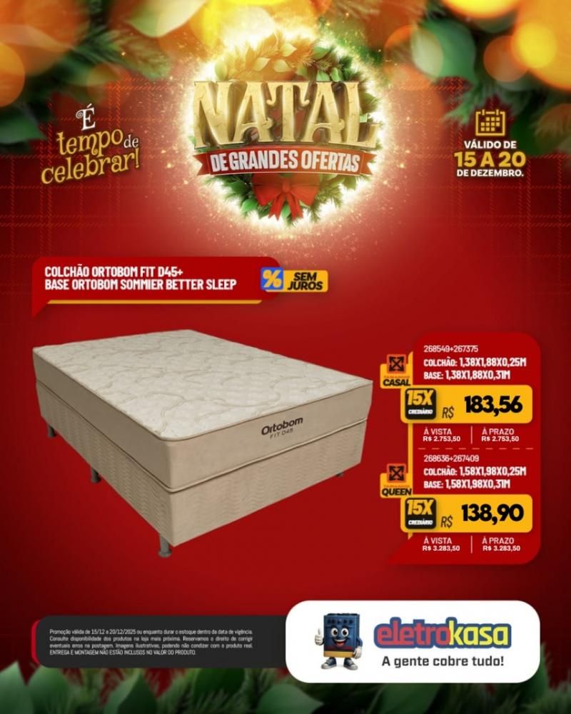 Aproveite as ofertas de Natal para mobiliar ou renovar sua casa com as lojas eletroKasa, em Rolim de Moura Aproveite as ofertas de Natal para mobiliar ou renovar sua casa com as lojas eletroKasa, em Rolim de Moura