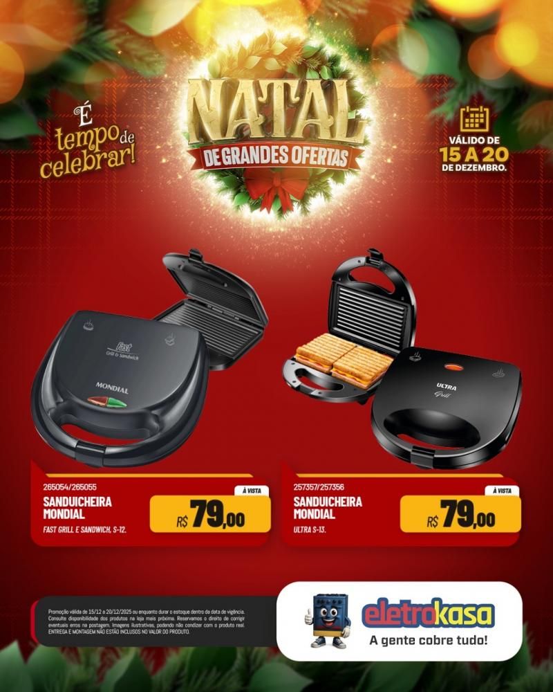 Aproveite as ofertas de Natal para mobiliar ou renovar sua casa com as lojas eletroKasa, em Rolim de Moura Aproveite as ofertas de Natal para mobiliar ou renovar sua casa com as lojas eletroKasa, em Rolim de Moura