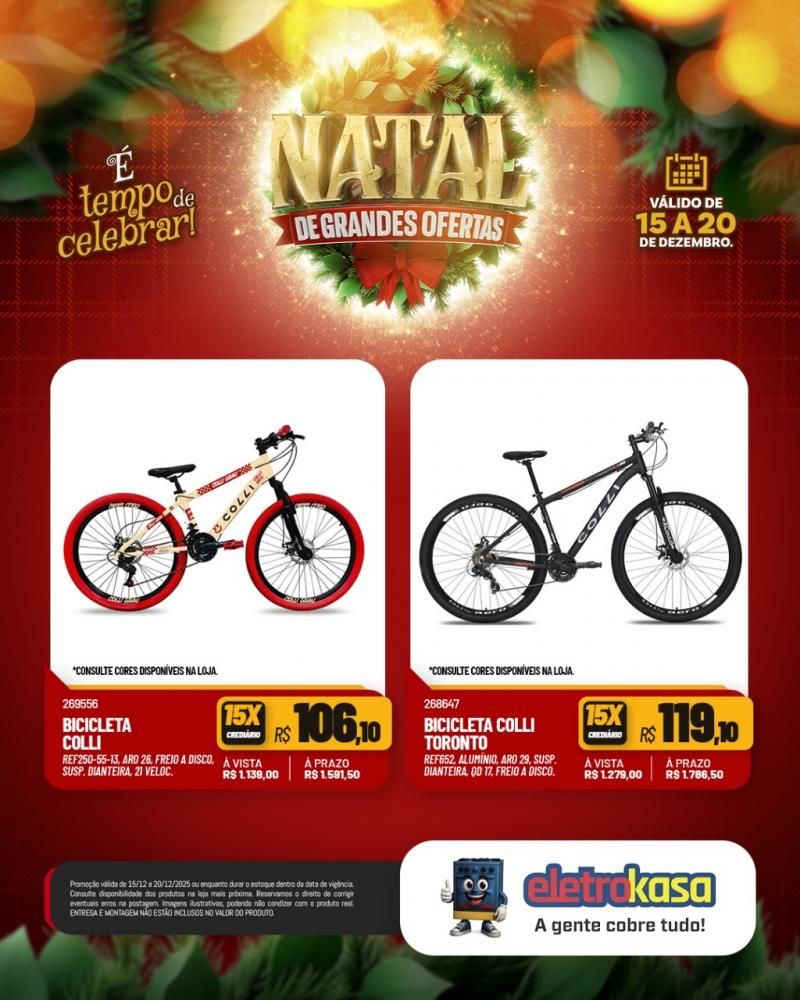 Aproveite as ofertas de Natal para mobiliar ou renovar sua casa com as lojas eletroKasa, em Rolim de Moura Aproveite as ofertas de Natal para mobiliar ou renovar sua casa com as lojas eletroKasa, em Rolim de Moura