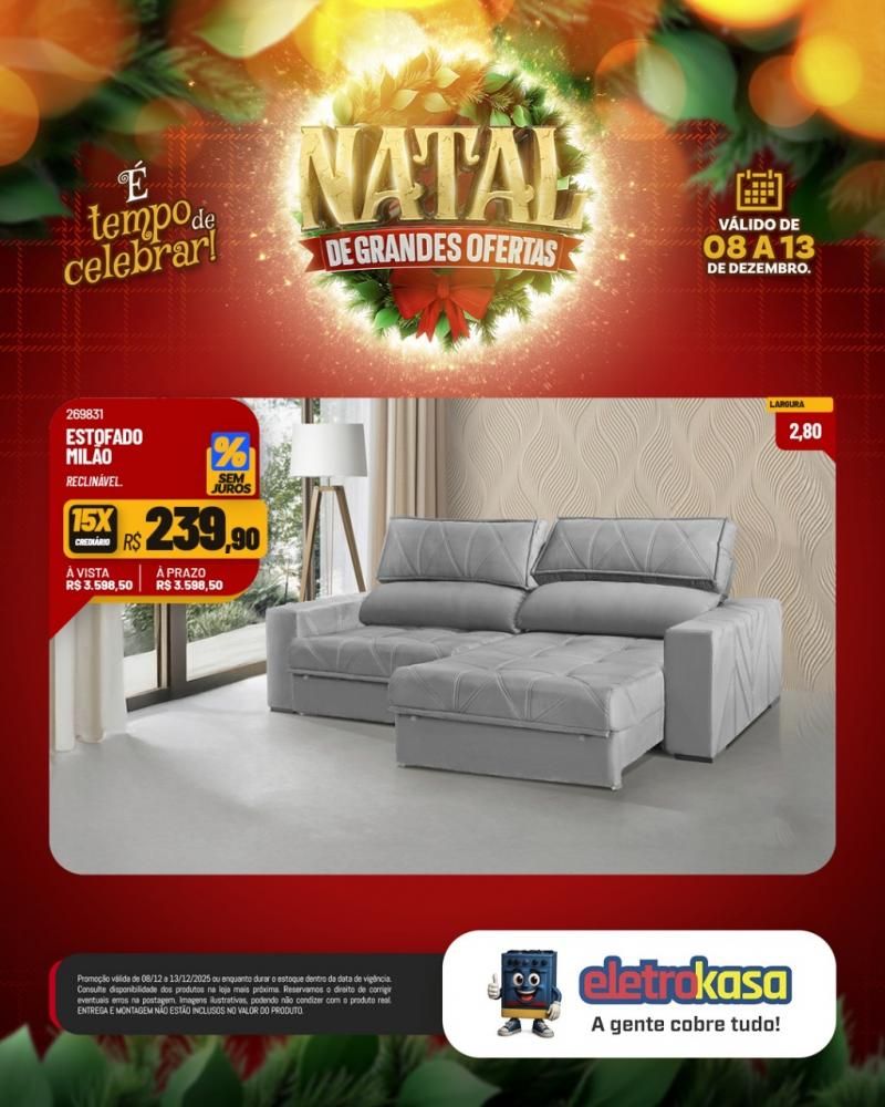 Natal com grandes ofertas nas lojas eletroKasa, em Rolim de Moura Natal com grandes ofertas nas lojas eletroKasa, em Rolim de Moura
