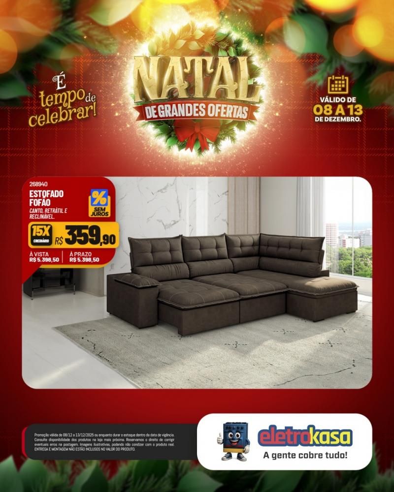 Natal com grandes ofertas nas lojas eletroKasa, em Rolim de Moura Natal com grandes ofertas nas lojas eletroKasa, em Rolim de Moura
