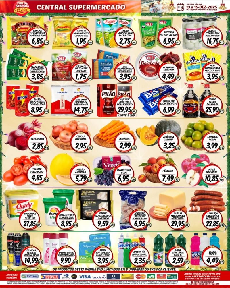 Ofertas do supermercado Central de Rolim de Moura Ofertas do supermercado Central de Rolim de Moura