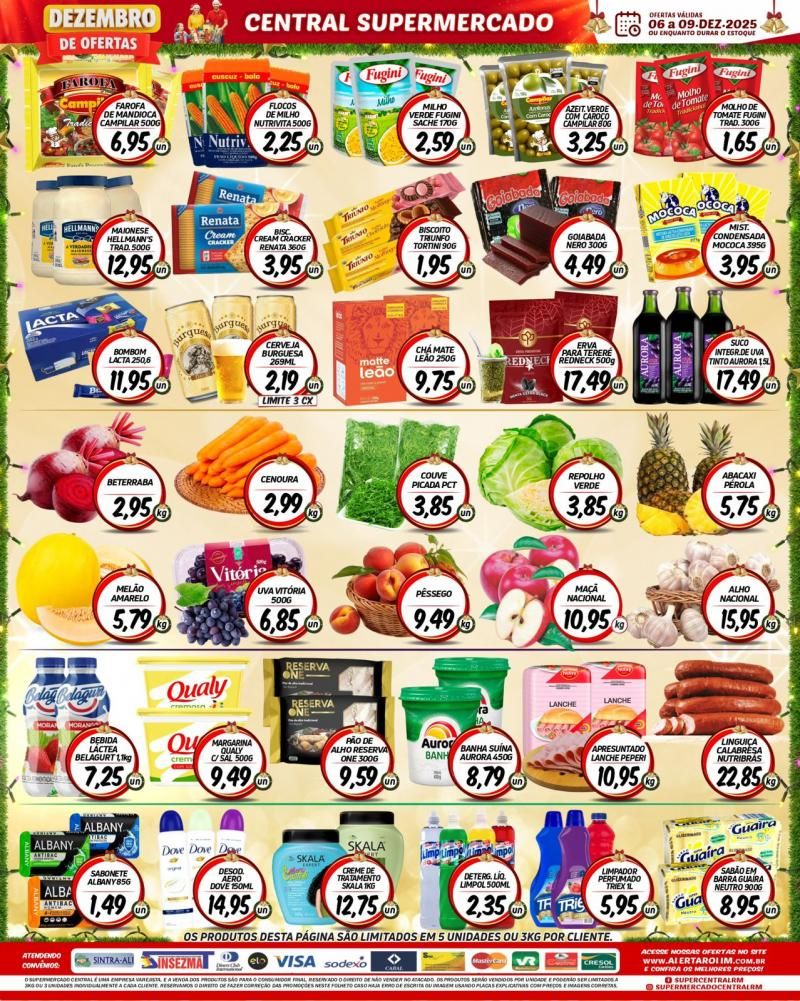 Ofertas do Supermercado Central de Rolim de Moura Ofertas do Supermercado Central de Rolim de Moura