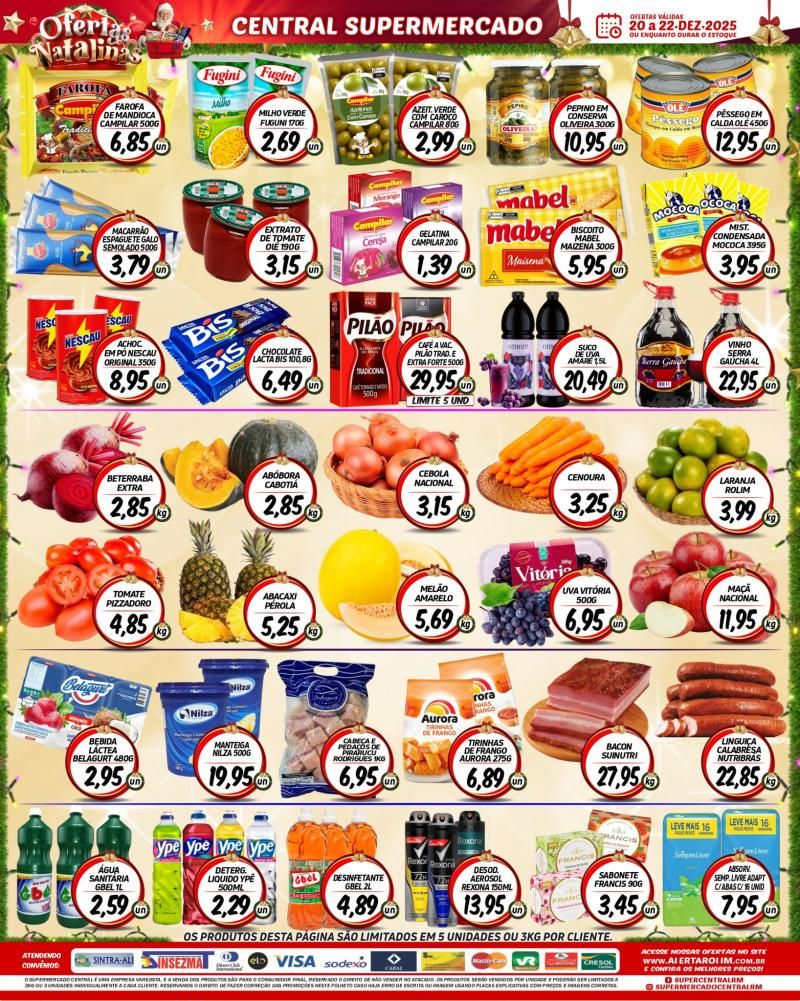 Ofertas Supermercado Central de Rolim de Moura Ofertas Supermercado Central de Rolim de Moura