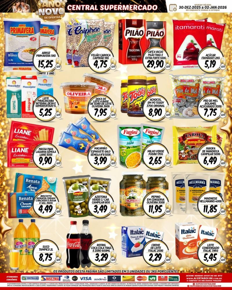 Ofertas Supermercado Central de Rolim de Moura Ofertas Supermercado Central de Rolim de Moura