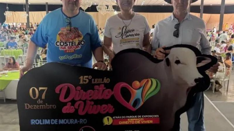 Rolim de Moura se prepara para o 15º Leilão Direito de Viver, em prol do Hospital de Amor, neste domingo, 07 Rolim de Moura se prepara para o 15º Leilão Direito de Viver, em prol do Hospital de Amor, neste domingo, 07