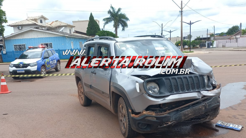 Colisão entre Jeep e caminhonete é registrada em Rolim de Moura Colisão entre Jeep e caminhonete é registrada em Rolim de Moura