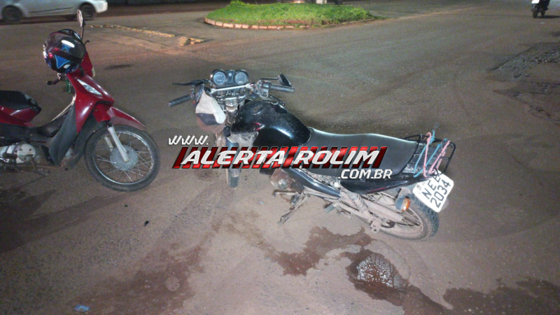 Colisão entre motocicletas deixa três feridos no bairro Cidade Alta Colisão entre motocicletas deixa três feridos no bairro Cidade Alta