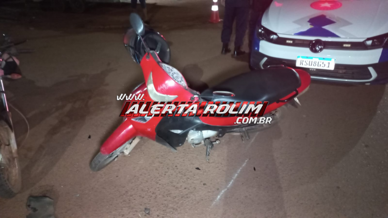 Colisão entre motocicletas deixa três feridos no bairro Cidade Alta Colisão entre motocicletas deixa três feridos no bairro Cidade Alta
