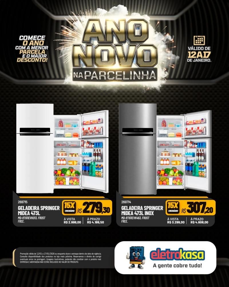 Eletrokasa lança campanha Ano Novo na Parcelinha Eletrokasa lança campanha Ano Novo na Parcelinha