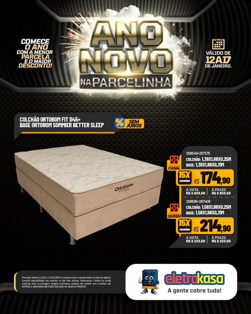 Eletrokasa lança campanha Ano Novo na Parcelinha Eletrokasa lança campanha Ano Novo na Parcelinha
