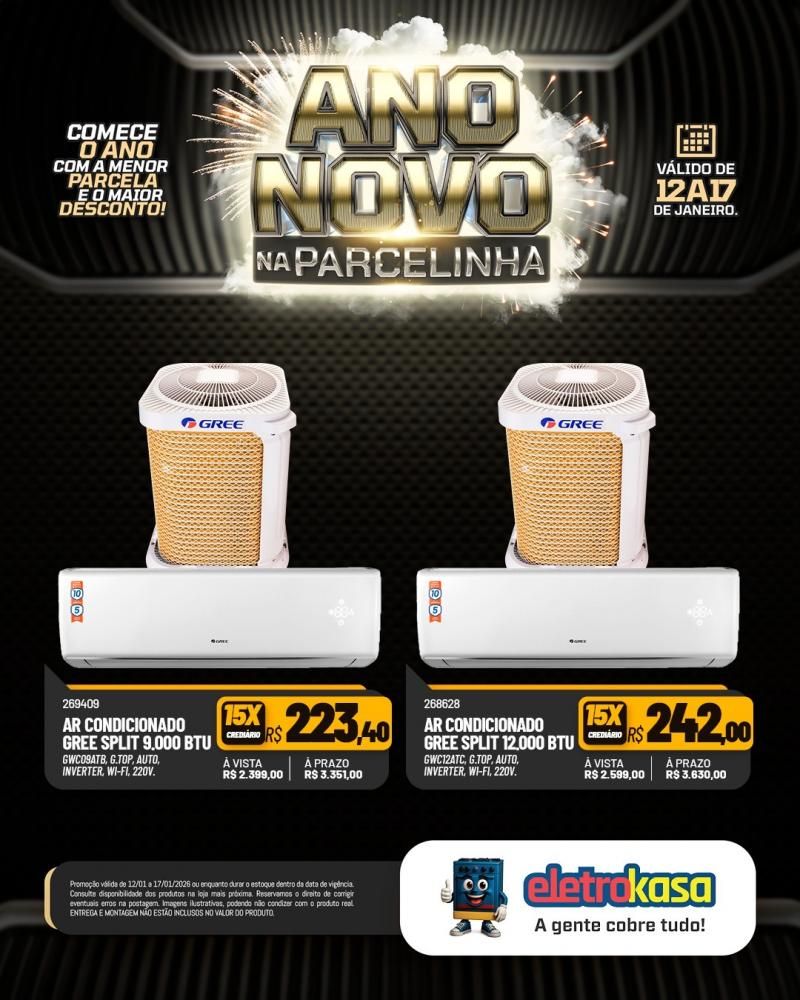Eletrokasa lança campanha Ano Novo na Parcelinha Eletrokasa lança campanha Ano Novo na Parcelinha