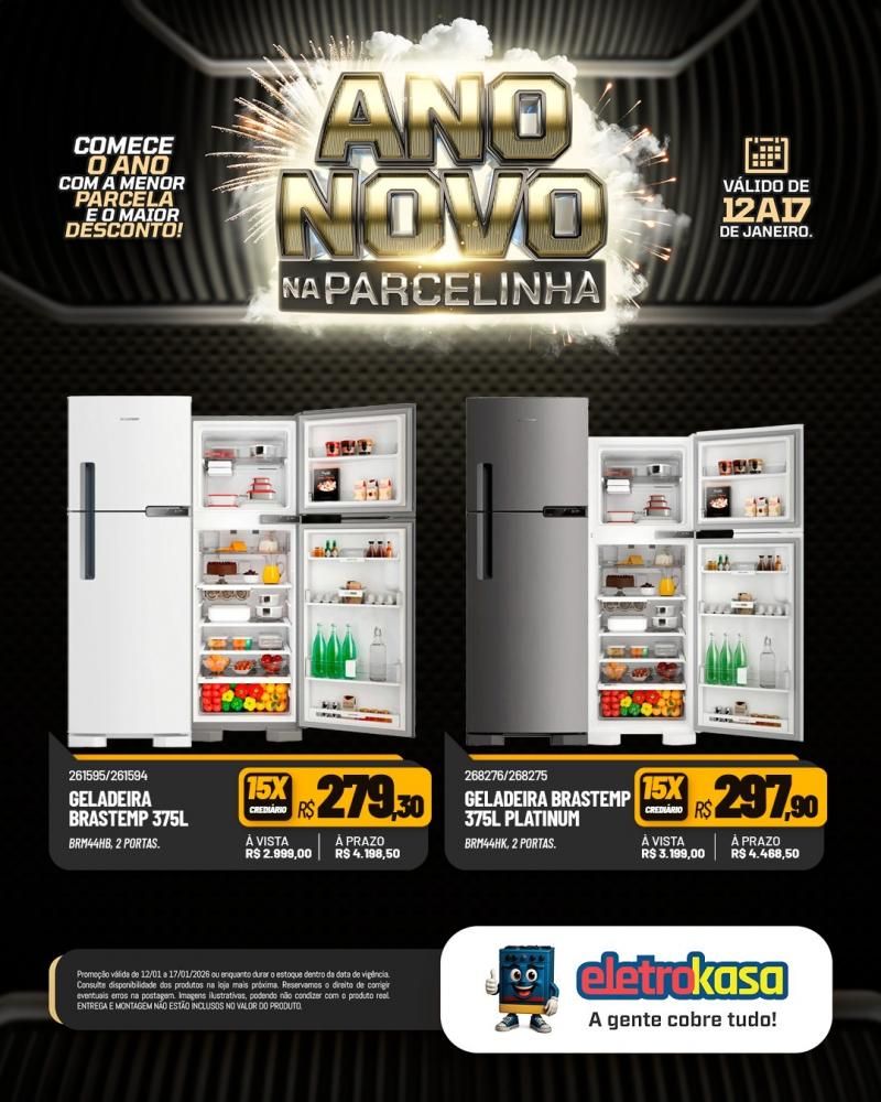 Eletrokasa lança campanha Ano Novo na Parcelinha Eletrokasa lança campanha Ano Novo na Parcelinha