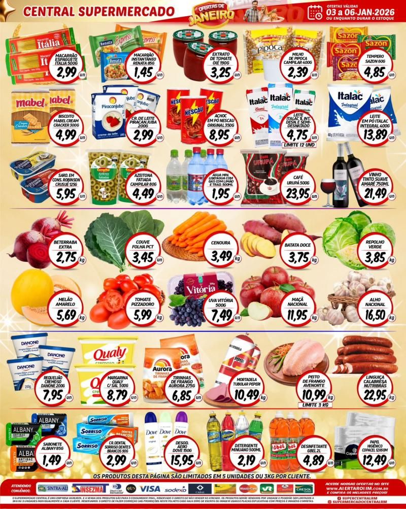 Ofertas Supermercado Central de Rolim de Moura Ofertas Supermercado Central de Rolim de Moura