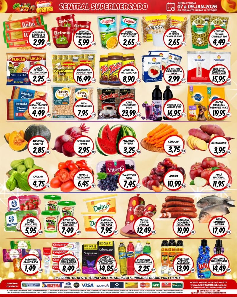 Ofertas Supermercado Central de Rolim de Moura Ofertas Supermercado Central de Rolim de Moura