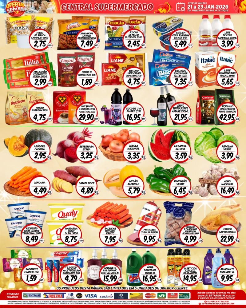 Ofertas Supermercado Central de Rolim de Moura Ofertas Supermercado Central de Rolim de Moura