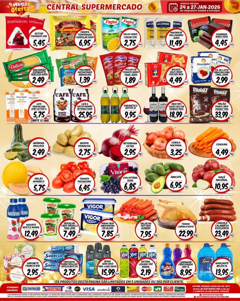 Ofertas Supermercado Central de Rolim de Moura Ofertas Supermercado Central de Rolim de Moura