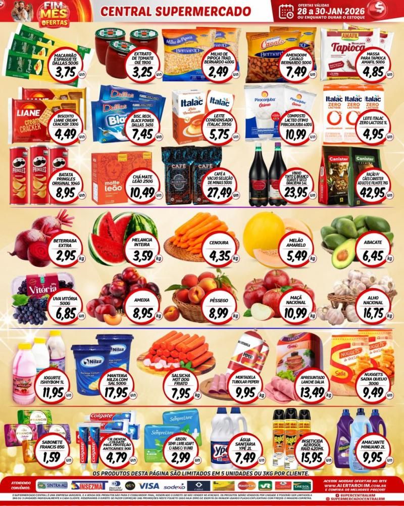 Ofertas Supermercado Central de Rolim de Moura Ofertas Supermercado Central de Rolim de Moura