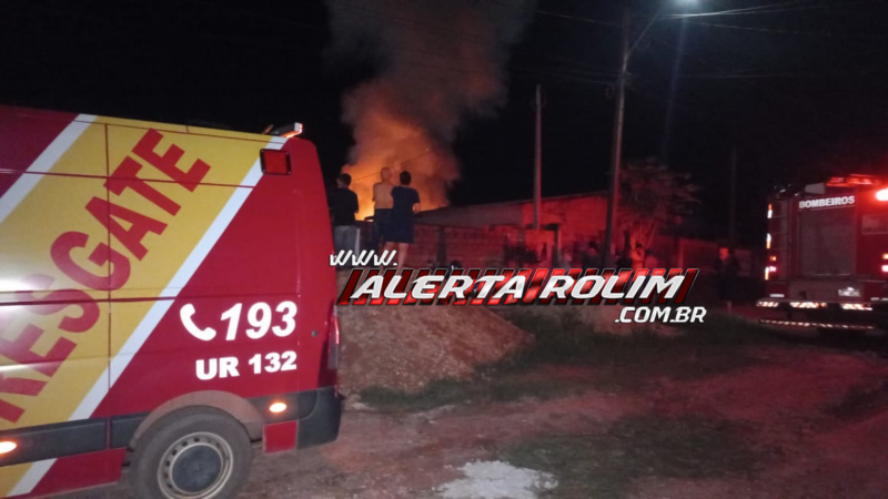 VÍDEO - Incêndio foi registrado nesta sexta-feira no bairro Olímpico em Rolim de Moura VÍDEO - Incêndio foi registrado nesta sexta-feira no bairro Olímpico em Rolim de Moura