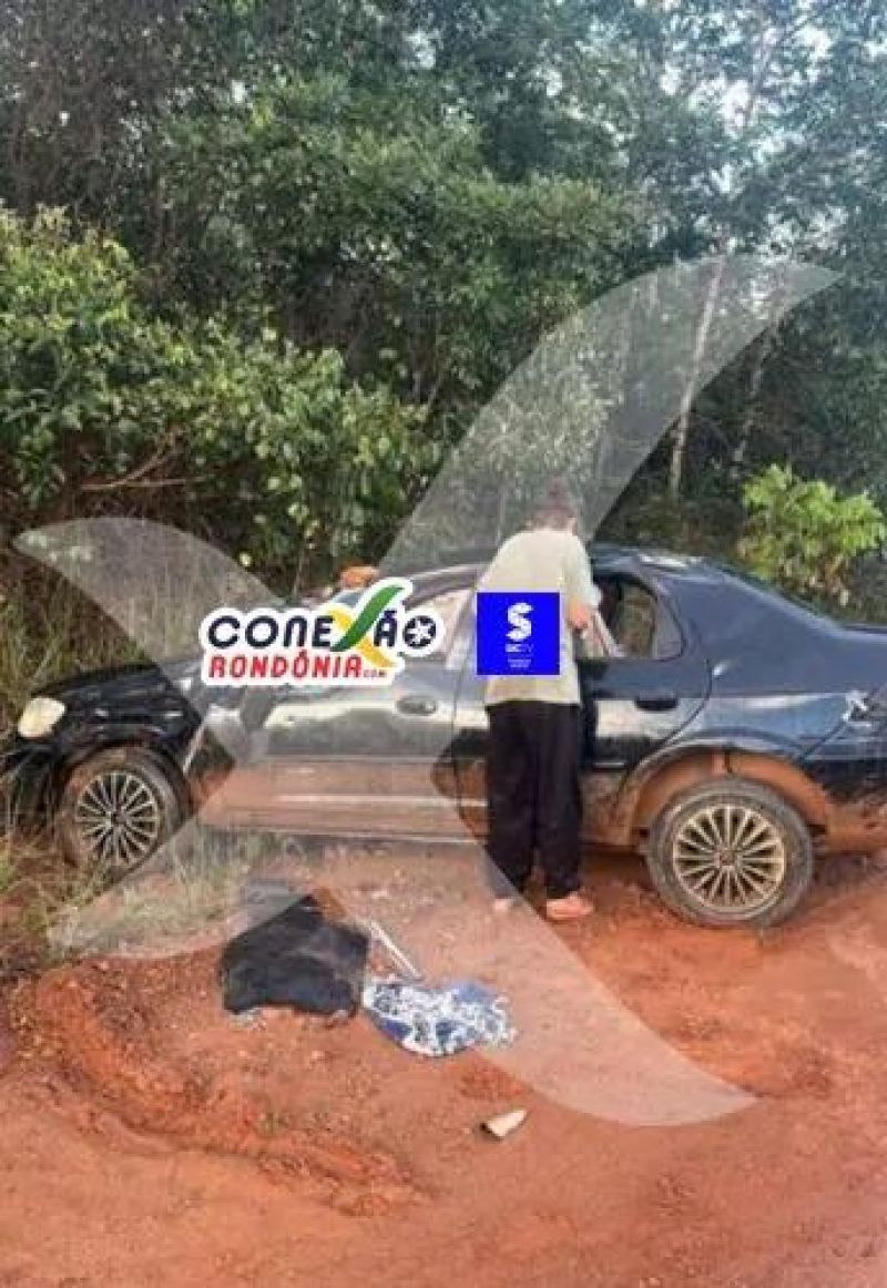 Após furtar carro em posto de combustíveis de Pimenta Bueno, ladrão capota na BR-174, durante fuga entre Vilhena e Juína Após furtar carro em posto de combustíveis de Pimenta Bueno, ladrão capota na BR-174, durante fuga entre Vilhena e Juína