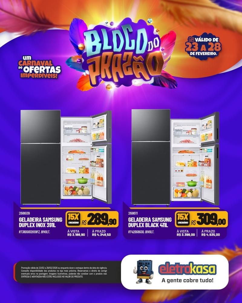 Aproveite os últimos dias do Carnaval de Ofertas das lojas eletroKasa Aproveite os últimos dias do Carnaval de Ofertas das lojas eletroKasa