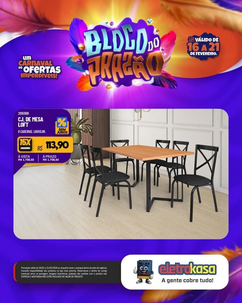 Carnaval das ofertas imperdíveis continua nas lojas eletroKasa Carnaval das ofertas imperdíveis continua nas lojas eletroKasa