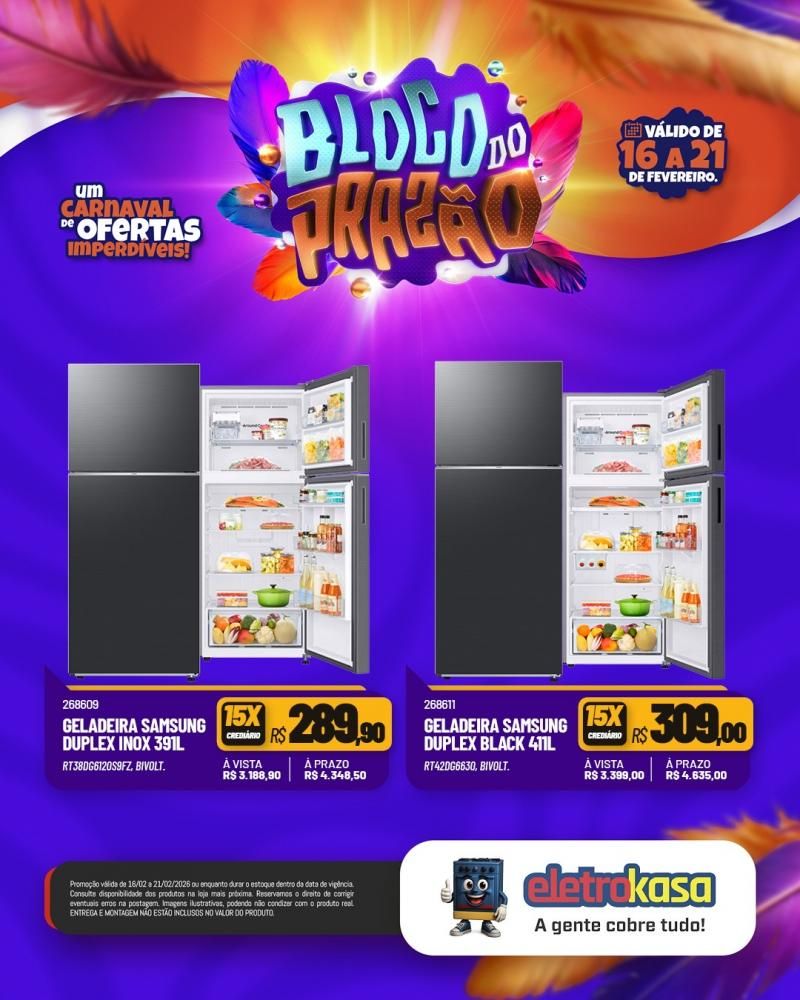 Carnaval das ofertas imperdíveis continua nas lojas eletroKasa Carnaval das ofertas imperdíveis continua nas lojas eletroKasa