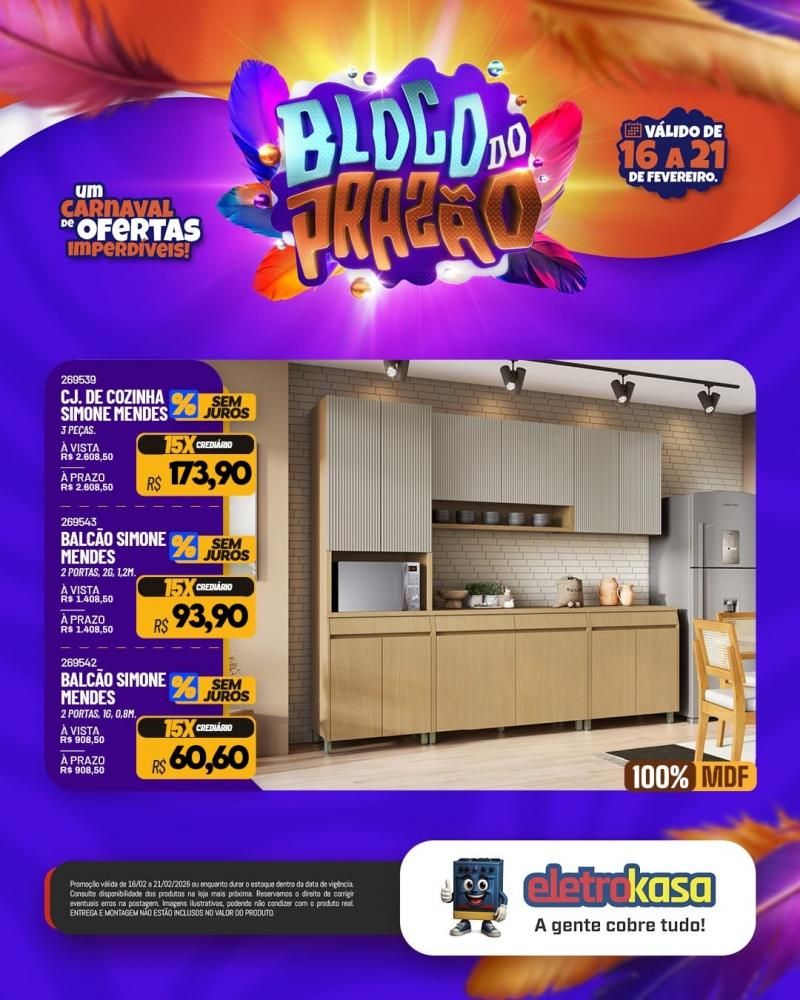 Carnaval das ofertas imperdíveis continua nas lojas eletroKasa Carnaval das ofertas imperdíveis continua nas lojas eletroKasa