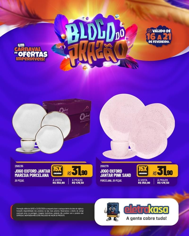 Carnaval das ofertas imperdíveis continua nas lojas eletroKasa Carnaval das ofertas imperdíveis continua nas lojas eletroKasa