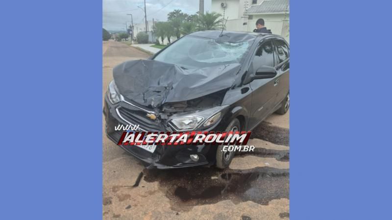 Motociclista fica ferido após colisão na Avenida Florianópolis em Nova Brasilândia do Oeste Motociclista fica ferido após colisão na Avenida Florianópolis em Nova Brasilândia do Oeste