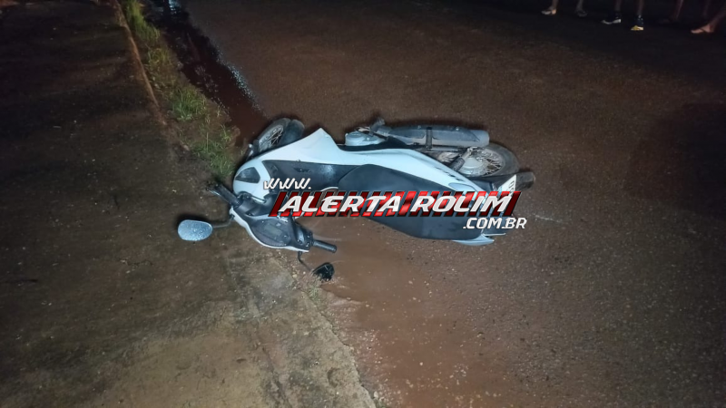 Vídeo: Motociclista sofreu diversas escoriações pelo corpo após colisão com carro, em Rolim de Moura Vídeo: Motociclista sofreu diversas escoriações pelo corpo após colisão com carro, em Rolim de Moura