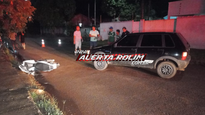 Vídeo: Motociclista sofreu diversas escoriações pelo corpo após colisão com carro, em Rolim de Moura Vídeo: Motociclista sofreu diversas escoriações pelo corpo após colisão com carro, em Rolim de Moura