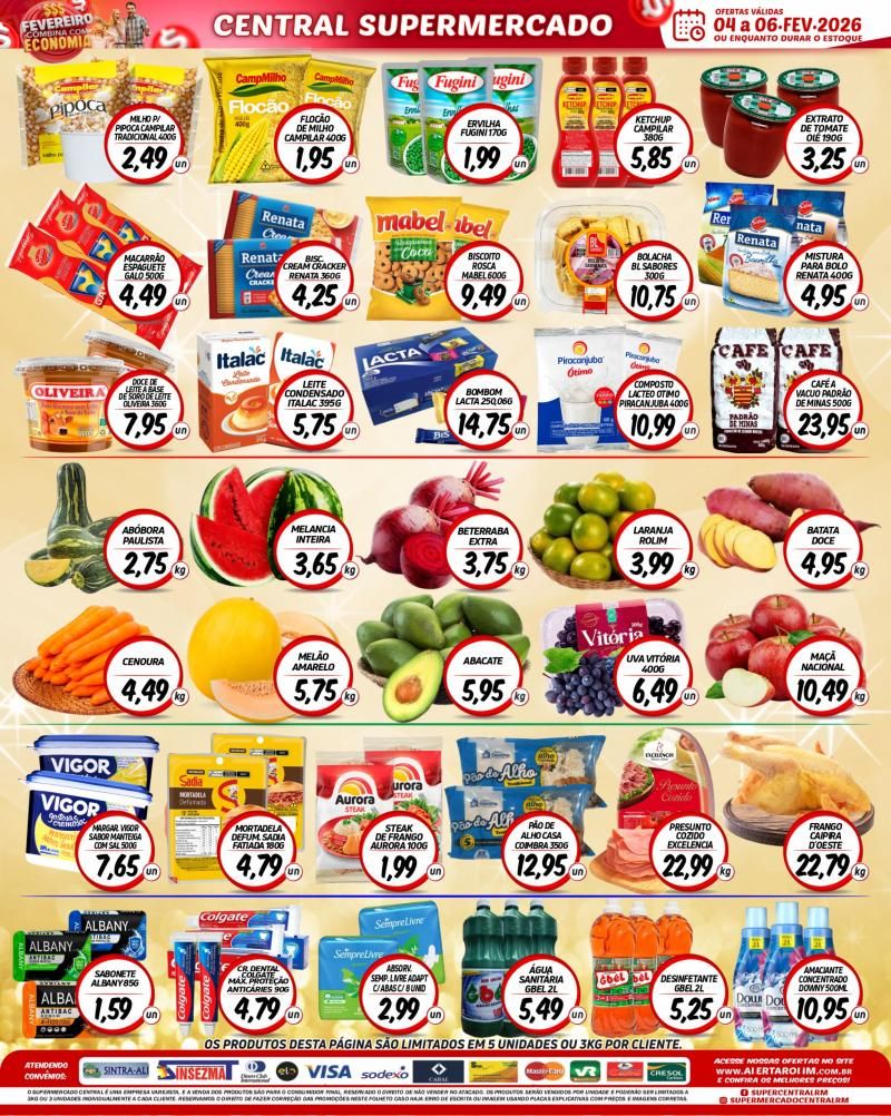 Ofertas Supermercado Central de Rolim de Moura Ofertas Supermercado Central de Rolim de Moura