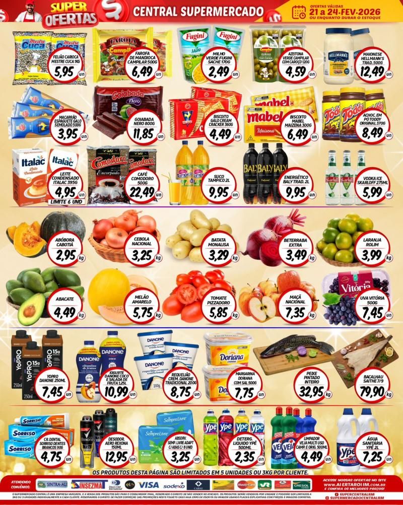 Ofertas Supermercado Central de Rolim de Moura Ofertas Supermercado Central de Rolim de Moura