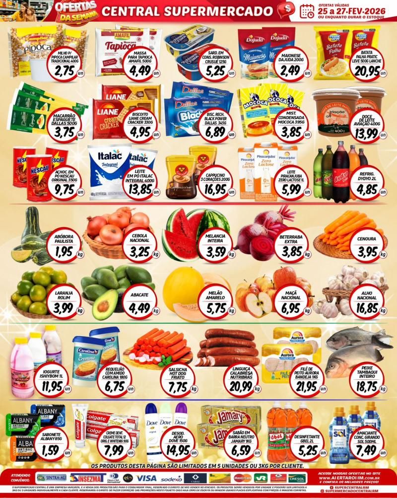 Ofertas Supermercado Central de Rolim de Moura Ofertas Supermercado Central de Rolim de Moura