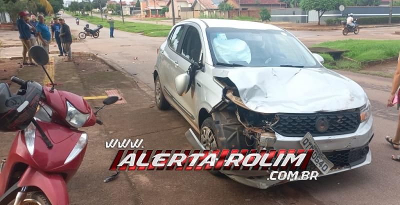 Vídeo - Grave acidente no bairro Olímpico deixa motociclista com fratura exposta em uma das pernas, em Rolim de Moura Vídeo - Grave acidente no bairro Olímpico deixa motociclista com fratura exposta em uma das pernas, em Rolim de Moura