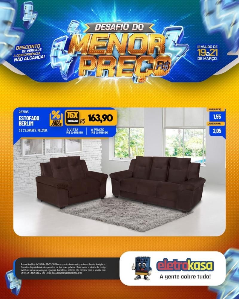 Desafio do menor preço nas lojas eletroKasa, em Rolim de Moura Desafio do menor preço nas lojas eletroKasa, em Rolim de Moura