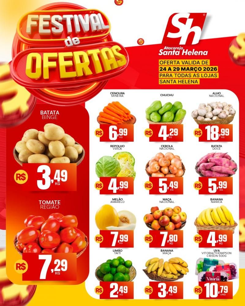Festival de ofertas do Atacarejo Santa Helena de Rolim de Moura Festival de ofertas do Atacarejo Santa Helena de Rolim de Moura
