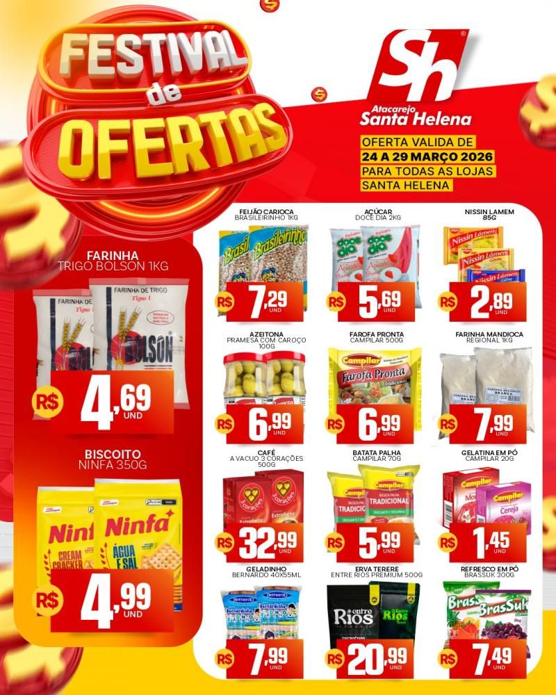 Festival de ofertas do Atacarejo Santa Helena de Rolim de Moura Festival de ofertas do Atacarejo Santa Helena de Rolim de Moura