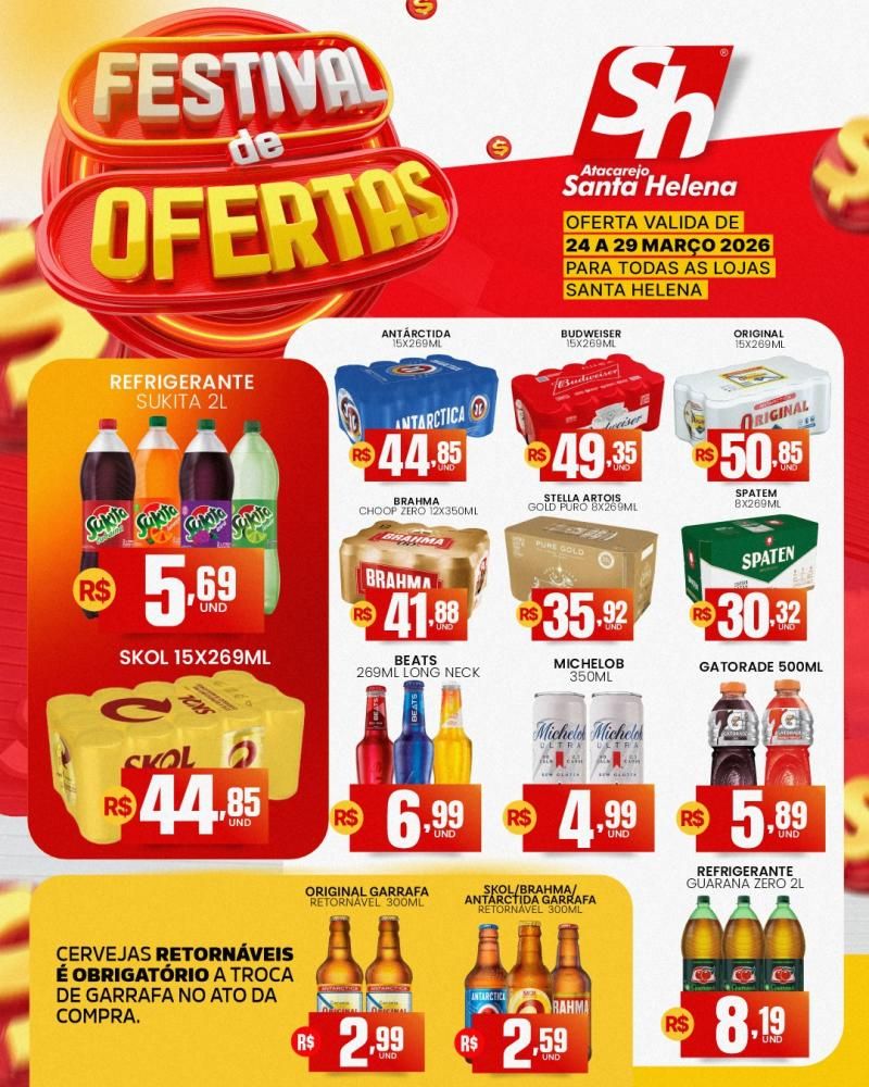 Festival de ofertas do Atacarejo Santa Helena de Rolim de Moura Festival de ofertas do Atacarejo Santa Helena de Rolim de Moura