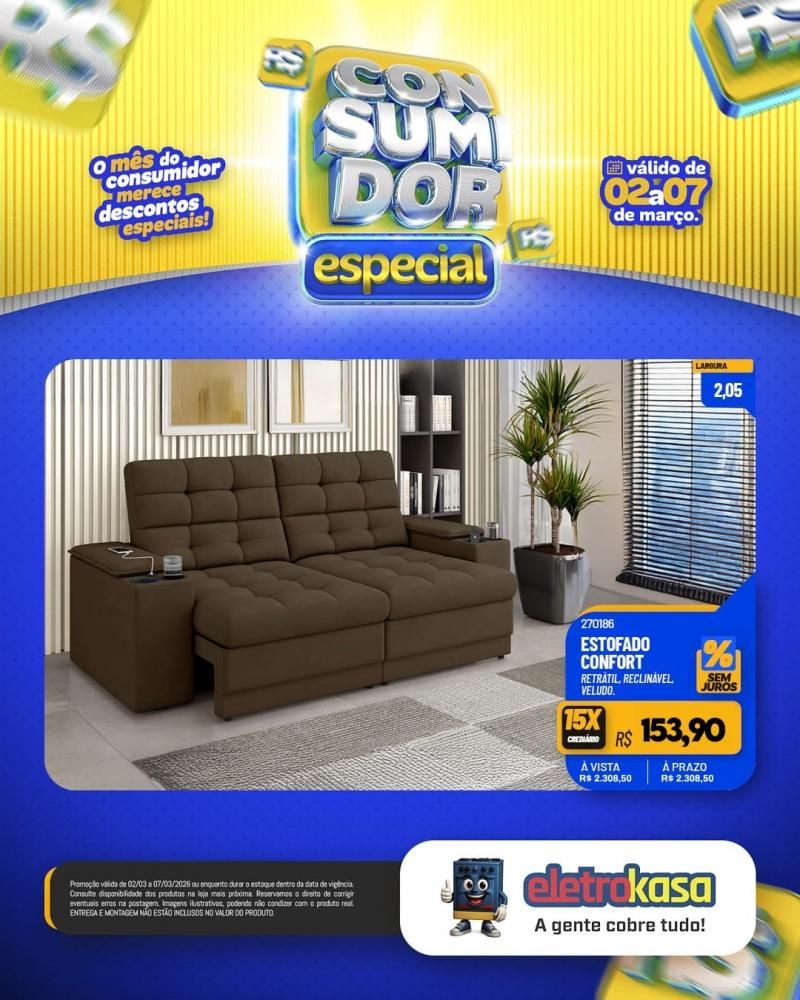 Mês do consumidor chegou trazendo ofertas imperdíveis na eletroKasa Mês do consumidor chegou trazendo ofertas imperdíveis na eletroKasa