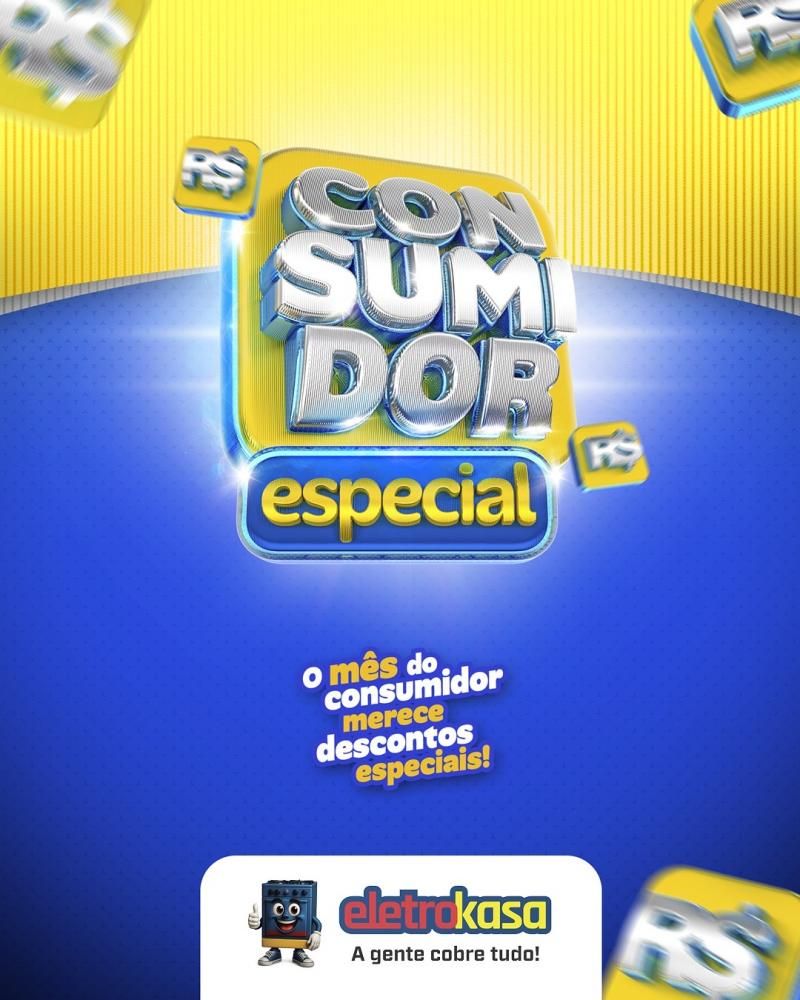 Mês do consumidor chegou trazendo ofertas imperdíveis na eletroKasa Mês do consumidor chegou trazendo ofertas imperdíveis na eletroKasa